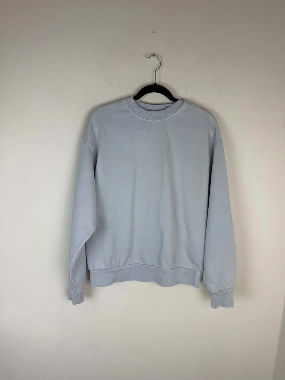 Skims 2 Piece Set Cotton Fleece Classic Crew Sweatshirt Shorts Size XS - M